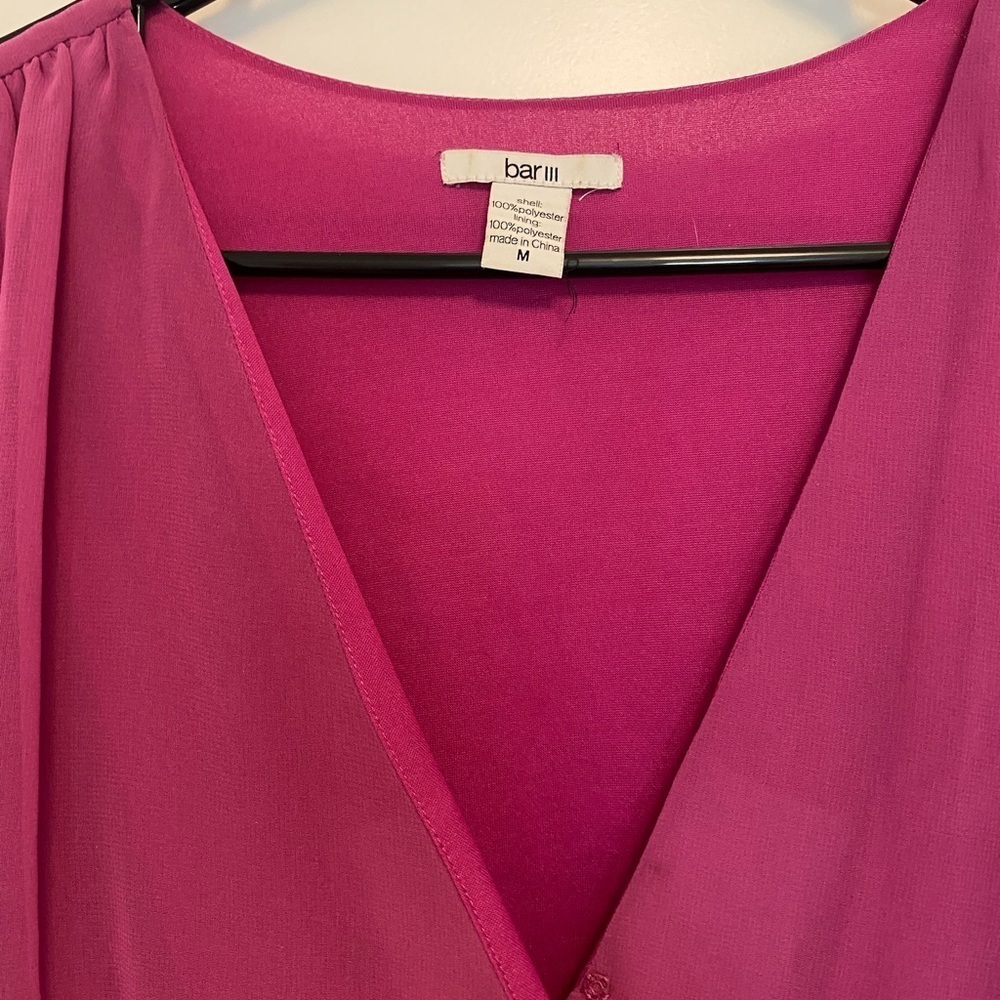 Bar iii Purple Romper - Picture 6 of 8